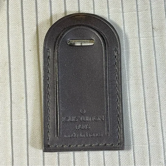 Louis Vuitton Small/Mini Luggage Tag in Dark Brown, 
Free Non LV Clasp. - Picture 11 of 15